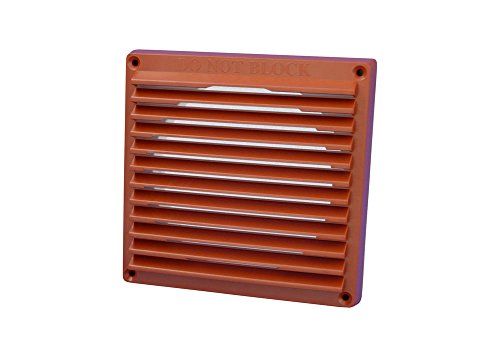 Rytons Building Products Rytons Bouwproducten RD6LVBSBG Louvre Vent met Spigot