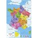 Grupo Erik - Poster kaart de France 2017 – hoogglans papier – 91 x 61 cm