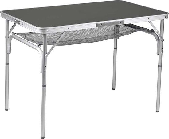 Bo-Camp Campingtafel - 100x60 cm - Grijs