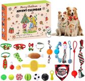 Merkloos / Sans marque Paws & Crafts B.V. Adventkalender Hond 2025 - 24-daagse Interactieve Hondenspeelgoedset