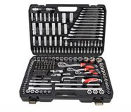 AW-Tools 122-delige Gereedschapset Black Line - 1/2" & 1/4"