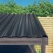 Lot de 36 panneaux de toit, plaque moderne, haute qualité, acier enduit poudre anthracite 60x36 cm Oib8362e