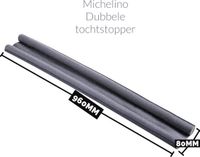 Michelino dubbele tochtstoppers - 960mm - tochtstrip deur