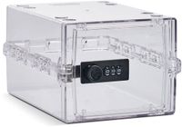 Lockabox Mini™ Opbergbox met Cijferslot – Afsluitbare Medicijnkast – Polycarbonaat Kluis – Koelkast en Diepvries Proof – 3 Liter – 22,3 x 15,4 x 12 cm