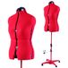 PDM WORLDWIDE Adjustable Dress Form for Sewing, Women's Sizes 42-48, Pin-able with 13 Adjustment Knobs, Detachable Rolling Base, 108-152 cm Height, for Garment Display, M to L