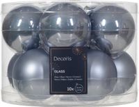Decoris Kaemingk B.V. Kerstbal glas d6 cm mblw ass 10st kerst
