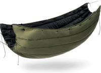 Onewind 4 seizoenen lichtgewicht camping dubbele hangmat over de volledige lengte groen