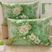 PETTI Artigiani Italiani - Paar kussenslopen 40 x 70 cm van microvezel, decoratief kussen voor slaapkamer, bank, woonkamer, set van 2 kussenslopen, bloemenpatroon 06 3, 100% Made in Italy