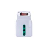 FANTON Drievoudige adapter Italiaanse stekker 10 A - 3 Italiaanse bypass-stopcontacten 16 A en automatische overbelastingsschakelaar 87315