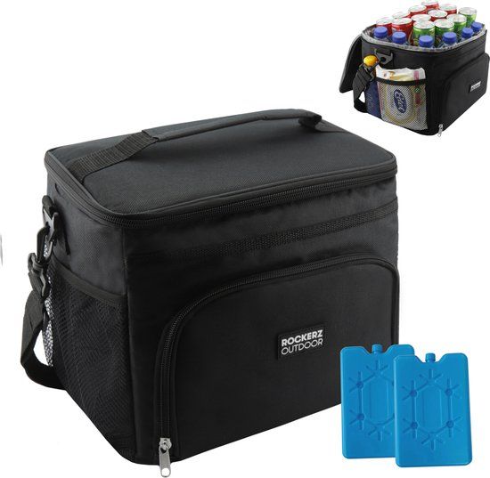 Rockerz Koeltas - 15 liter - Zwart