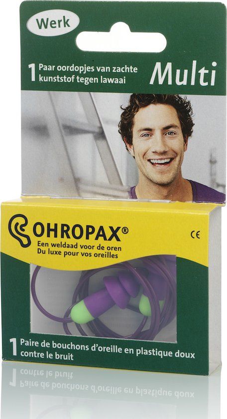 OHROPAX Multi Oordopjes - Groen - 1 paar