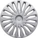 Autostyle Wieldoppen 15 inch Soho zilver
