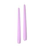 Conische kaarsen, violet, diameter 2,2 cm, hoogte 30 cm, 12 stuks