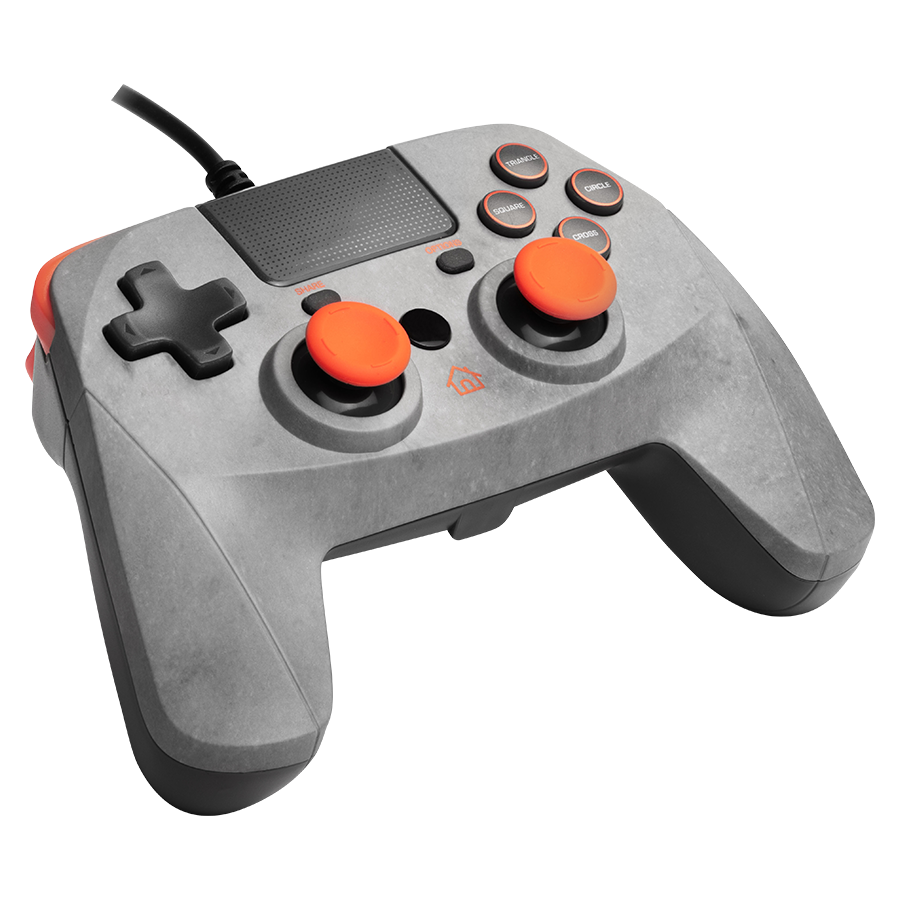 snakebyte GAME:PAD 4 S ROCK (PS4) - Grijs - Draadloos