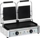 Royal Catering Grill de contact double - lisse - 3600 W - Argent
