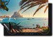 Chefcare Inductie Beschermer Ibiza Cala d'Hort Strand - 95x55 cm - Multicolor