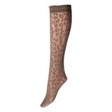 Marcmarcs Kniekousen Tulle Leopard 30 Denier Bruin