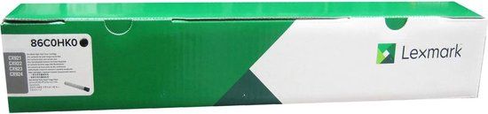 Lexmark 86C0HK0 Toner Cartridge - Zwart - 1 stuk