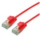 ROLINE UTP DataCenter Patchkabel Cat.6A (Klasse EA), extra dun, rood, 0.5 m