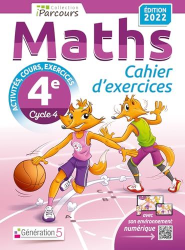Maths 4e iParcours: Cahier d'exercices