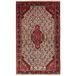 UNAMOURDETAPIS Tapis D'Orient 128 X 208 Cm, Motif Oriental, Noué À La Main En Laine, Crème, Marron Et Rouge, Authenticité Iranienne