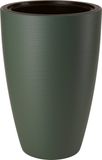 Form Plastic Plantenpot/bloempot Gobi - kunststof - groen - D40 x H58 cm - met binnenpot - rond