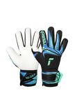Reusch Attrakt RE:GRIP NC keepershandschoenen voetbal zwart-lichtblauw maat 7.5