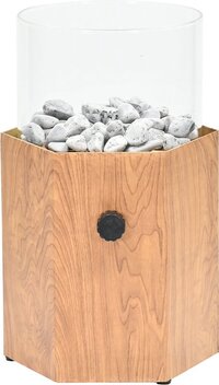 Garden Impressions Bilboa gaslantaarn hexagon - teak look