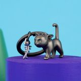 Metalmorphose Black Cat Keychain