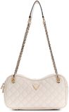 GUESS Giully II Shoulder Satchel Bone beige