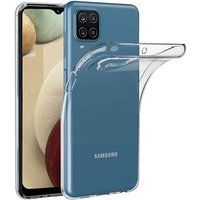 Phonillico® Case voor Samsung A12 - Siliconen Gel TPU Transparant Zacht Ultradunne