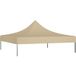 Tente de réception 3x3 m beige 270 g/m²