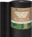 GardenGloss® 100m² Onkruiddoek Tuinvlies tegen Onkruid - Onkruidfolie Waterdoorlatend - Scheurvast Onkruidvlies 50 g/m² - Hoge UV-stabilisatie (100 m x 1 m, 1 Rol)