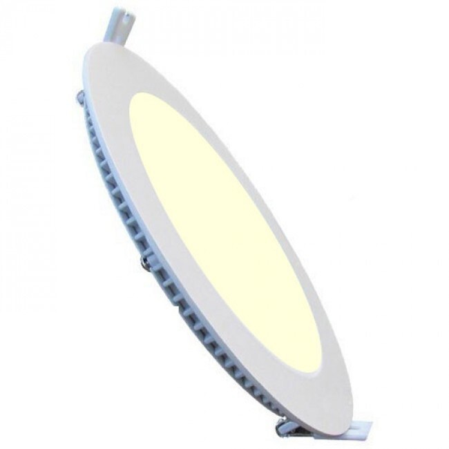 BES LED LED Downlight Slim - Inbouw Rond 3W - Dimbaar - Warm Wit 2700K - Mat Wit Aluminium - Ø83mm