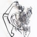 Stijlvol zwart decoratief metalen wandaccessoire, 43 x 66 cm | 100% staal, 1,2 mm dik | lichtgewicht (0,3 kg) | perfect voor moderne woondecoratie