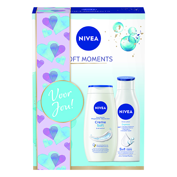 Nivea Giftset soft moments 1 Stuk