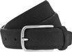Vanzetti Leren Riem Leather Belt W90 Black Zwart