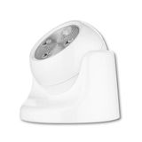 REV LED buitenlamp op batterijen - 1W, 100lm, IP44, bewigingssensor, wit | 5000K | geschikt als wand- of plafondlamp