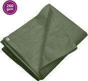 vidaXL Dekzeil 260 g/m² 4x4 m HDPE groen