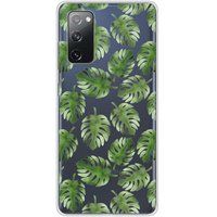 Samsung Galaxy S20 FE Bedrukt siliconen hoesje Feuilles de monstera