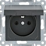 Lumina WL1123 Hager Polo 8694407003447 Veiligheidscontactdoos 16 A/250 VAC zwart