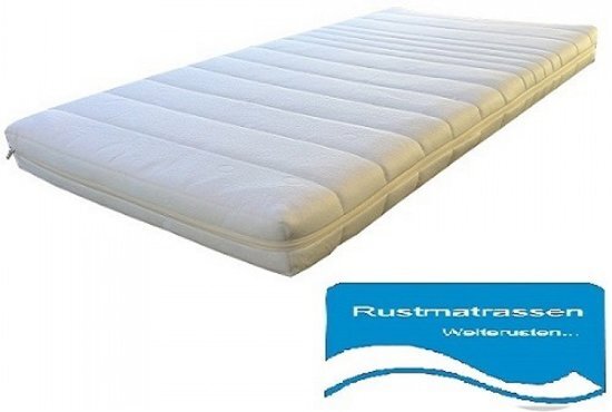 Rust Matrassen & Boxsprings Ledikant Matras 60x120x14 cm-SG25-Anti-allergische wasbare hoes met rits wit