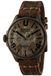 U-BOAT Montre homme DARKMOON 9600 Mouvement à quartz Étanche 50m Cuir Acier inoxydable Marron