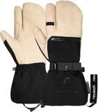 Reusch Duality R-WOOL Lobster 3-Finger Handschoenen Unisex Beige-Zwart Maat 9