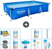 Bestway Rechthoekig Steel Pro Zwembad - 300 x 201 x 66 cm - Blauw