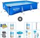 Bestway Rechthoekig Steel Pro Zwembad - 300 x 201 x 66 cm - Blauw