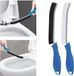 Azomor® Brosse de nettoyage polyvalente pour joints, toilettes et coins - Bleu