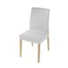 Più bello bielastische stoelbekleding set, wit (2 stuks), 100% polyester, STANDAARD