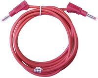 Mueller Electric BU-2323-10-79-2 Meetsnoer Bananenstekker 4 mm 2 m Rood