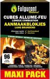 Fulgurant cubes d'allumage, transparent